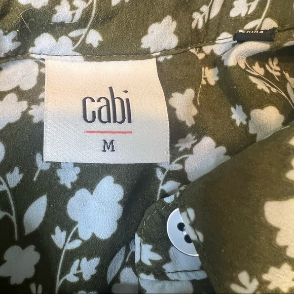 Cabi Sleeveless Green & Blue Pullover Top Shirt Size Medium M - Picture 6 of 6